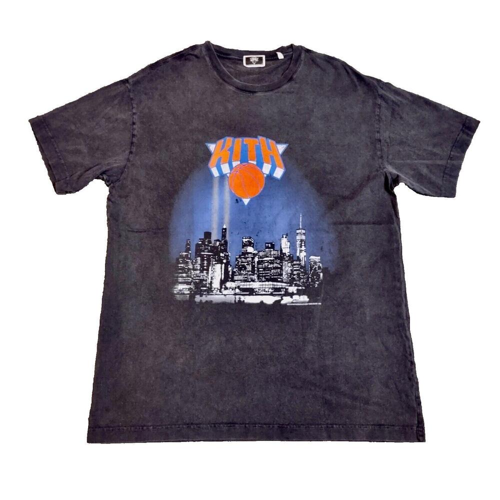 Kith New York Knicks City Tee Black Sz M Without Tags